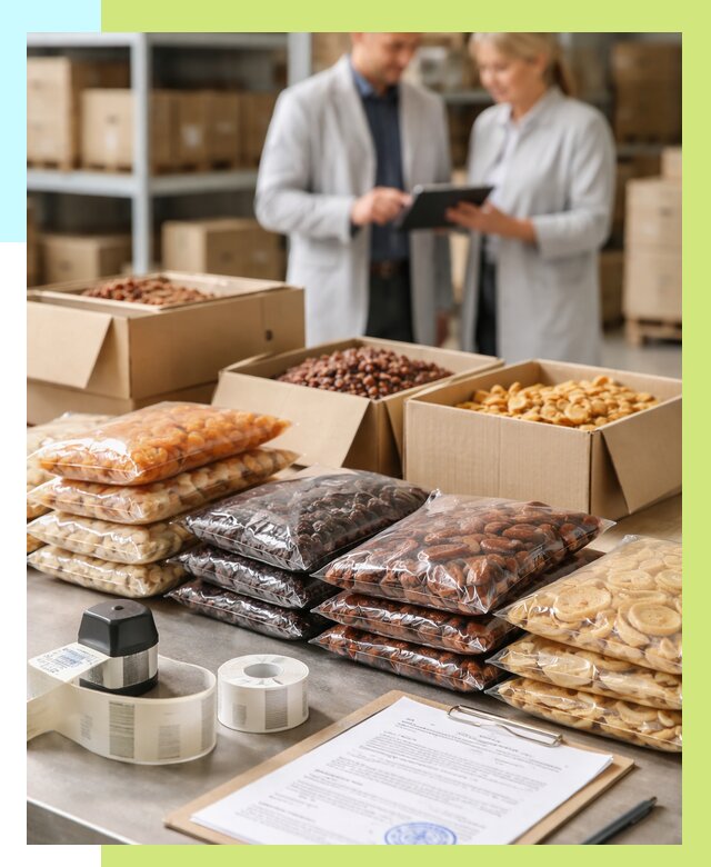 Сертификация сухофруктов в Находке от 12378 р. | Алешин-Нхд под ключ