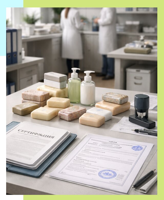 Сертификация мыла и сертификат на мыло в Находке от 12378 | Алешин-Нхд