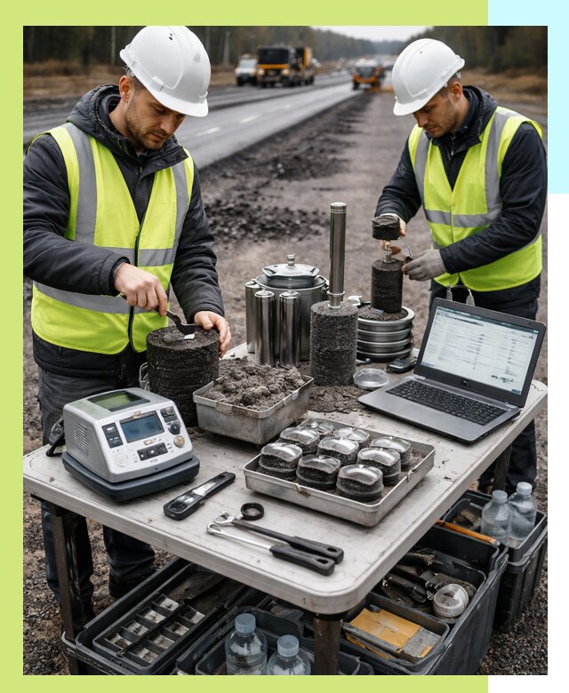 Сертификация асфальта: испытания и подтверждение в Находке