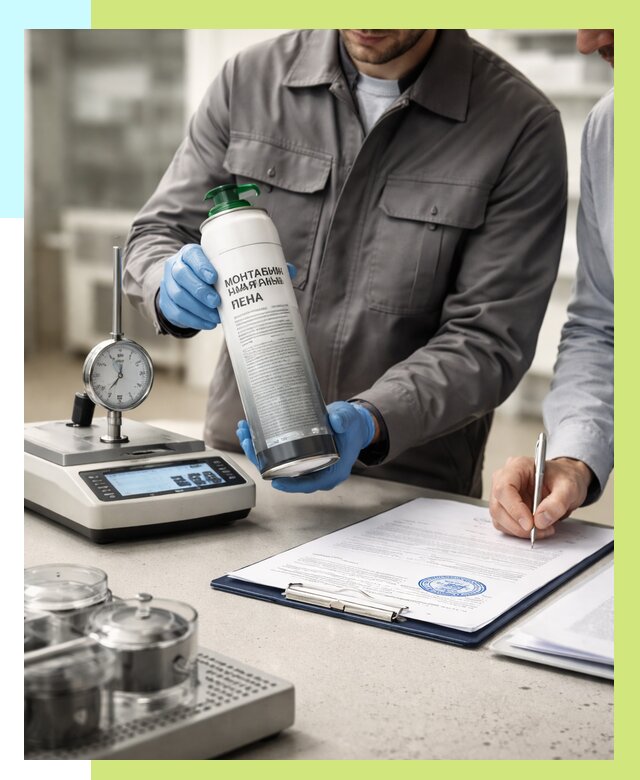 Сертификация монтажной пены в Находке от 15473 р. | Алешин-Нхд