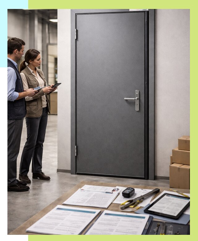 Сертификация противопожарных дверей в Находке от 9284 р. | Алешин-Нхд