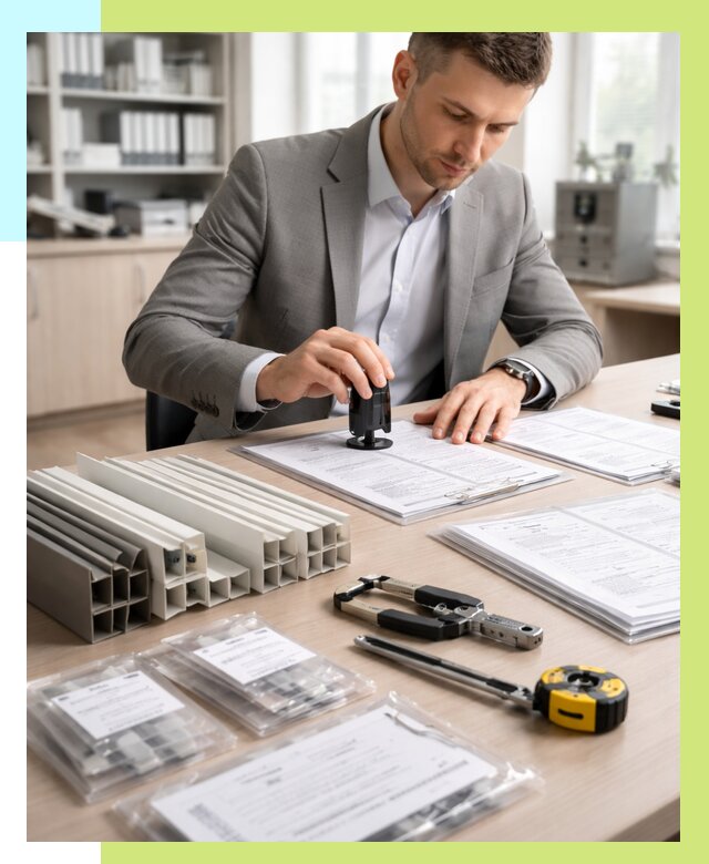 Сертификация ПВХ продукции в Находке от 8768 р., Алешин-Нхд