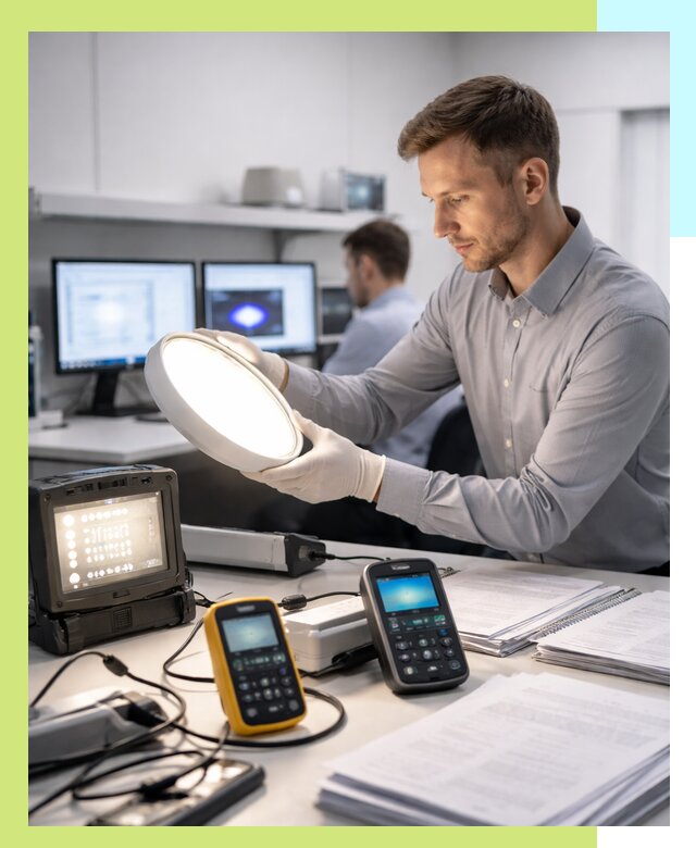 Сертификация светильников в Находке: испытания и оформление