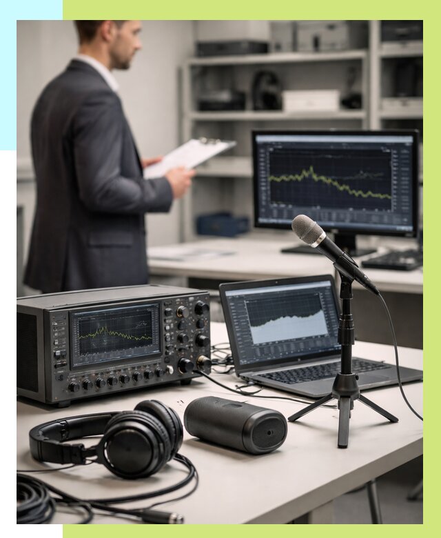 Сертификация аудиотехники в Находке от 15473 р., Алешин-Нхд