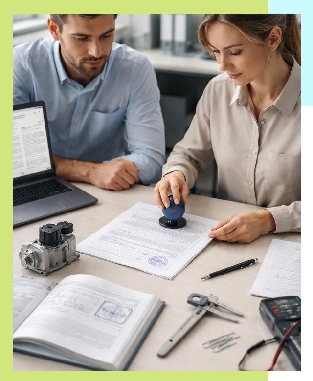 Выдача паспорта изделия и техническая экспертиза продукции в Находке