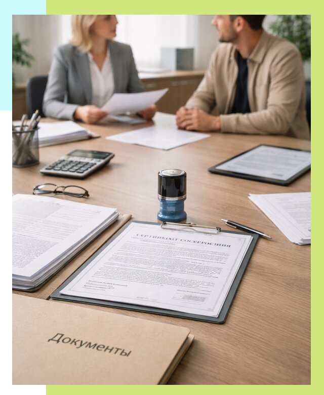 Сертификат соответствия на продукцию в Находке от 15473 р.|Алешин-Нхд