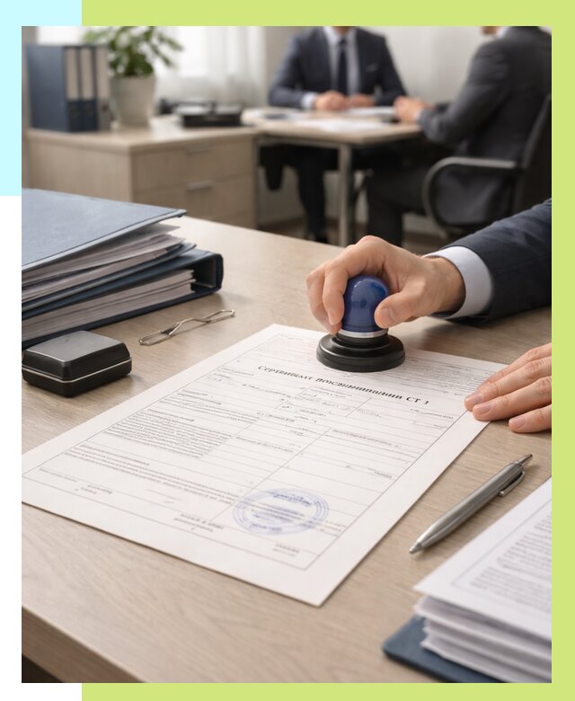 Сертификат происхождения СТ 1 в Находке от 4642 р. | Алешин-Нхд