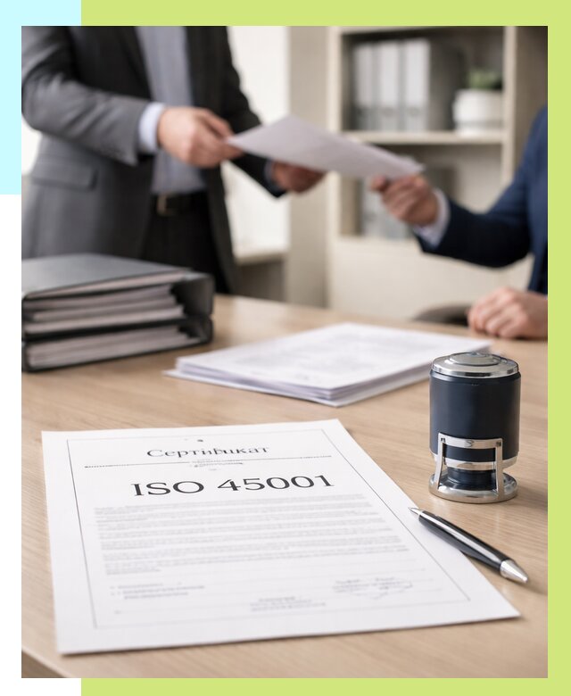 Сертификат ISO 45001 в Находке под ключ от 46418 р. | Алешин-Нхд