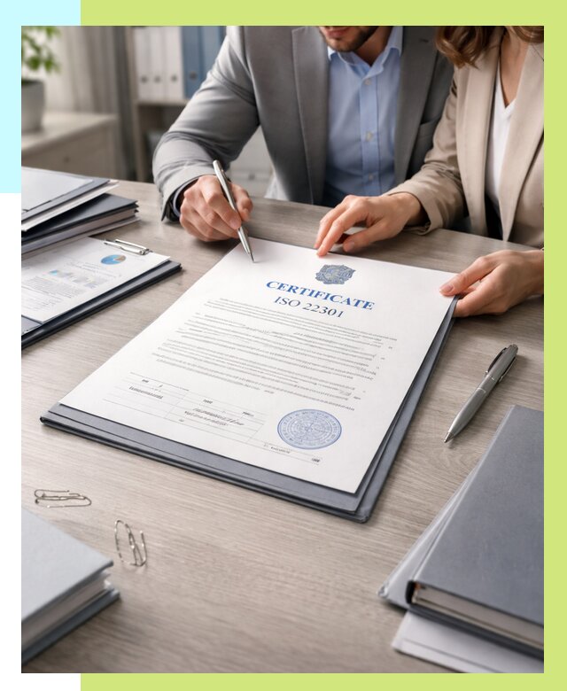 Сертификат ISO 22301 в Находке от 46418 р. | Алешин-Нхд срочно